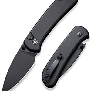 CIVIVI Pocket Folding Knife - EDC Button Lock Knife with |98" 14C28N Blade, Aluminum Handle, Perfect Gift for Men and Wo